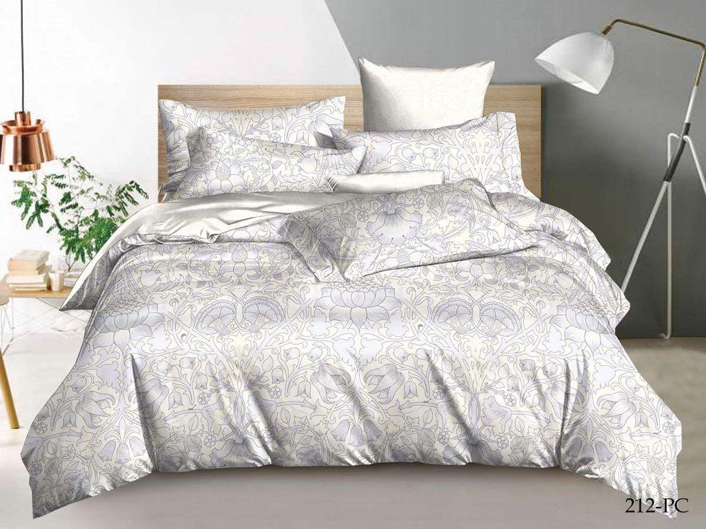 Постельное белье поплин Cleo "Pure cotton" евро 32/212-PC