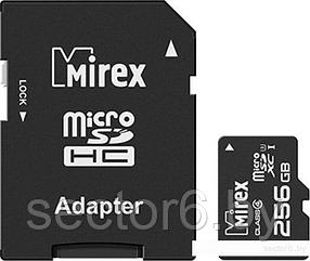 Карта памяти Mirex microSDXC 13613-AD3UH256 256GB (с адаптером)