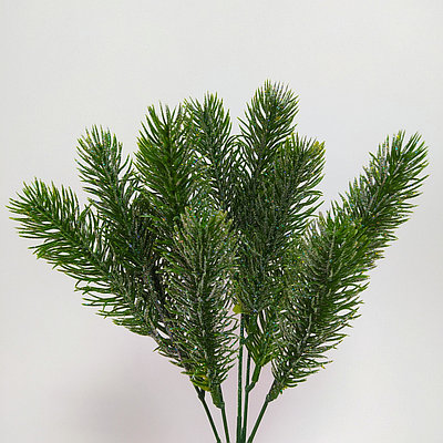 Букет декоративный Хвоя морозная 30 см