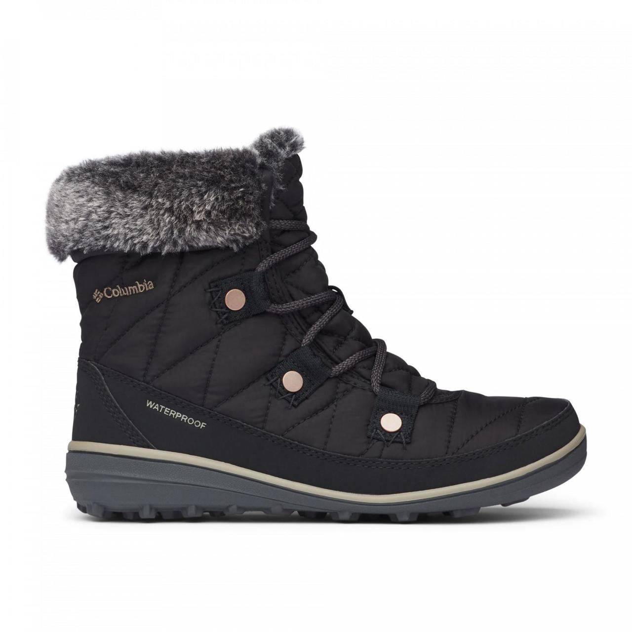 Ботинки женские утепленные COLUMBIA HEAVENLY SHORTY OMNI-HEAT  insulated boots черный