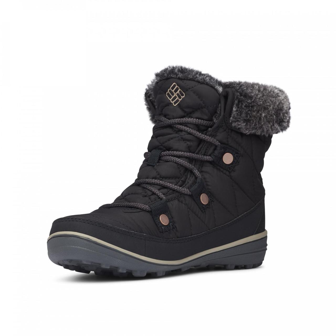 Ботинки женские утепленные COLUMBIA HEAVENLY SHORTY OMNI-HEAT insulated boots черный - фото 6 - id-p194223579