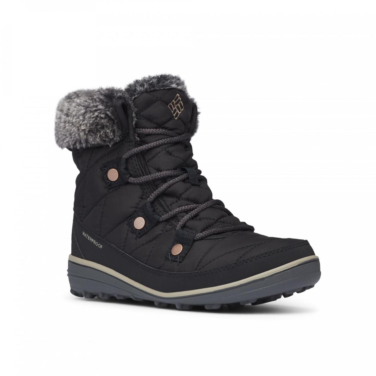 Ботинки женские утепленные COLUMBIA HEAVENLY SHORTY OMNI-HEAT insulated boots черный - фото 2 - id-p194223580