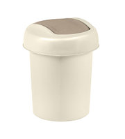 Ведро для мусора с подвижной крышкой 1л Palm св-беж