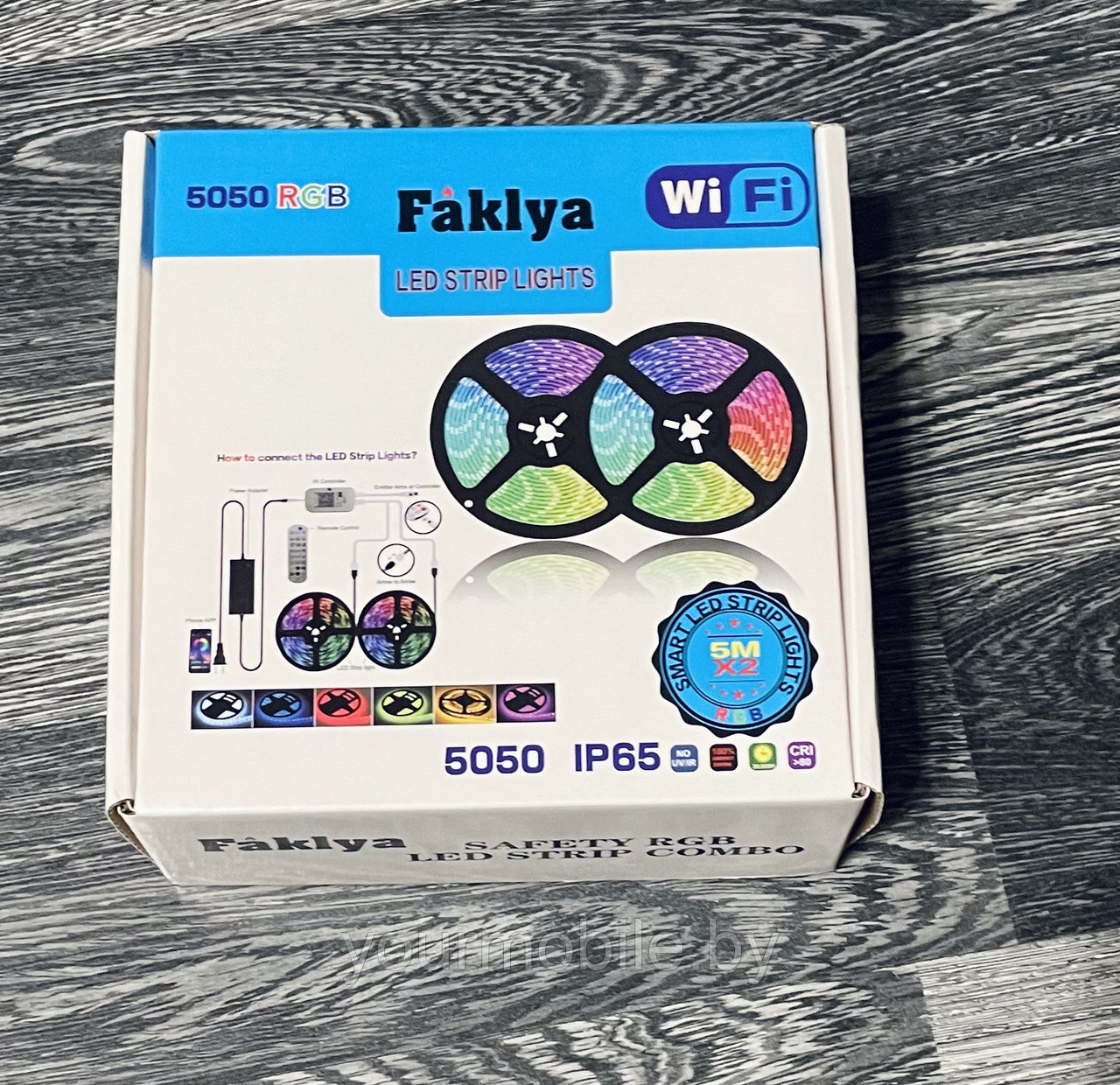 2 Светодиодные ленты по 5 метров Bluetooth faklya 5050rgb