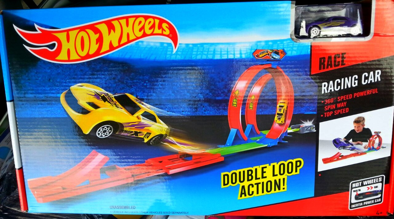 Трек Hot Wheels(Хот Вилс) -две петли Трек в наборе (арт. 678-9A) - фото 3 - id-p194275799