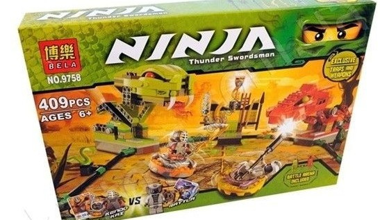 Конструктор Нинзяго NINJAGO 9758 Конструктор "Змеиная арена" серия Ninja 409 деталей