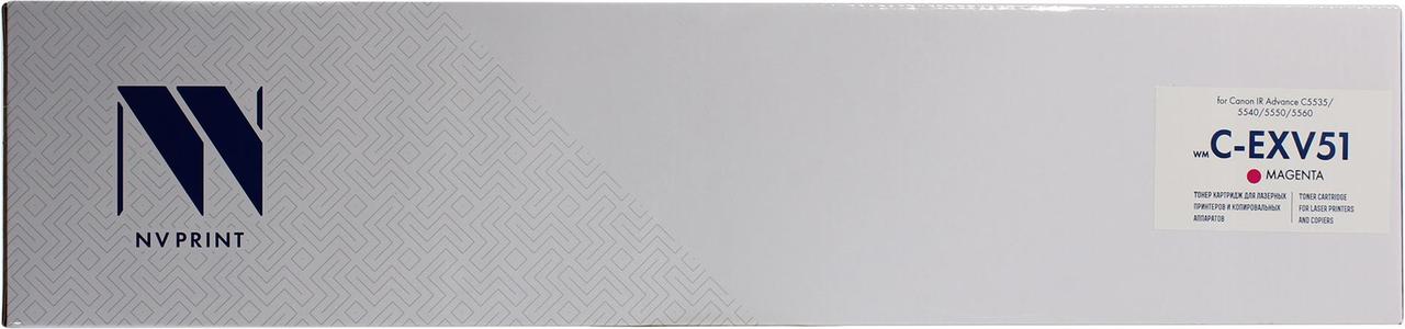 Тонер-картридж NV-Print C-EXV51 Magenta для iR-ADV C5535/C5540/C5550/C5560