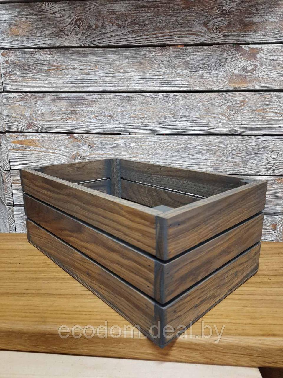 Ящик деревянный, дуб - фото 2 - id-p194284942
