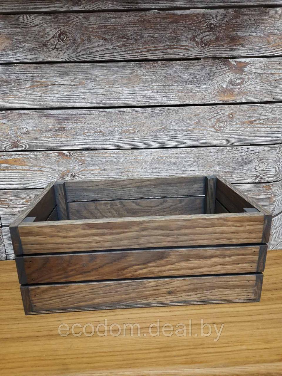 Ящик деревянный, дуб - фото 4 - id-p194284942