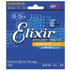 Elixir NanoWEB Meium 12102 Струны для электрогитары