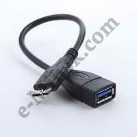 Переходник OTG USB3.0 AF - USB3.0 micro-B, КНР - фото 1 - id-p19895462
