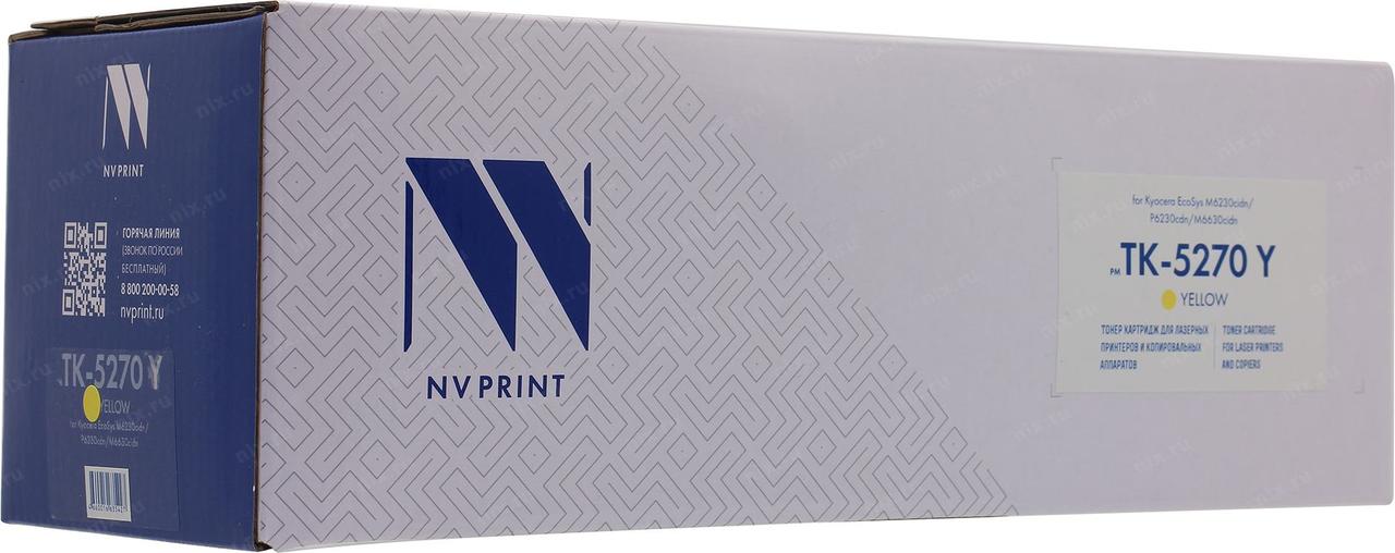 Картридж NV-Print TK-5270Y Yellow для Kyocera EcoSys M6230/6630