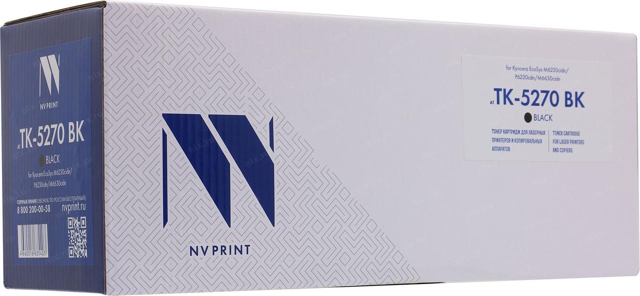 Картридж NV-Print TK-5270BK Black для Kyocera EcoSys M6230/6630