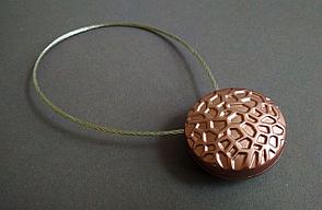 Магнитная клипса для штор и гардин розовая Сота 21