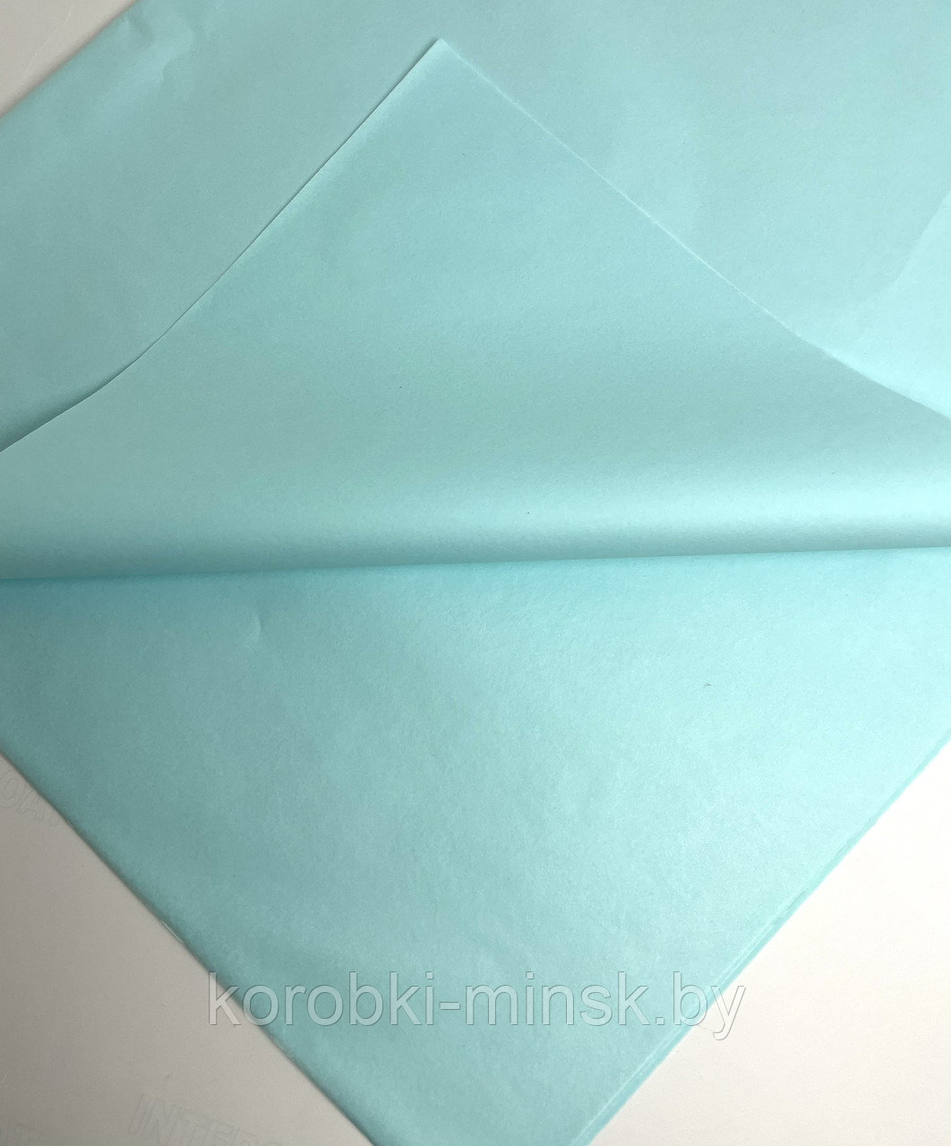 Бумага тишью "Нежность" 50*70 см (20 листов) Небесно-голубой