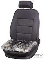 Меховая накидка овчина стриженная / PSV Jolly EXTRA/ универсальная на низ переднего сиденья, цвет бело-черный