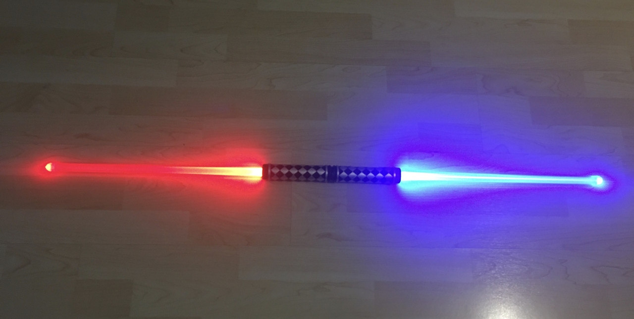 Двойной световой меч космического воина Star Wars Space Warriors, 108 см
