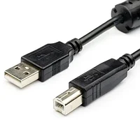 Кабель USB (для принтера) AM-BM 2.0, 1,8м, ферритовый сердечником