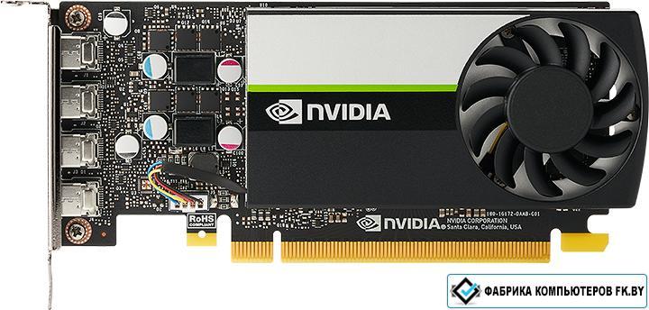 Видеокарта PNY Nvidia T1000 8GB GDDR6 VCNT1000-8GB-PB - фото 1 - id-p194376827