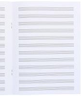 Тетрадь для нот с грамматикой «Полиграфкомбинат» 213*285 мм, 16 л.