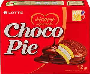 Печенье Lotte Choco-Pie глазированное 12шт.