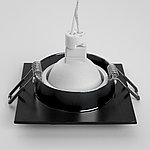 Светильник встраиваемый Feron DL2801 MR16 G5.3 черный 40526, фото 3