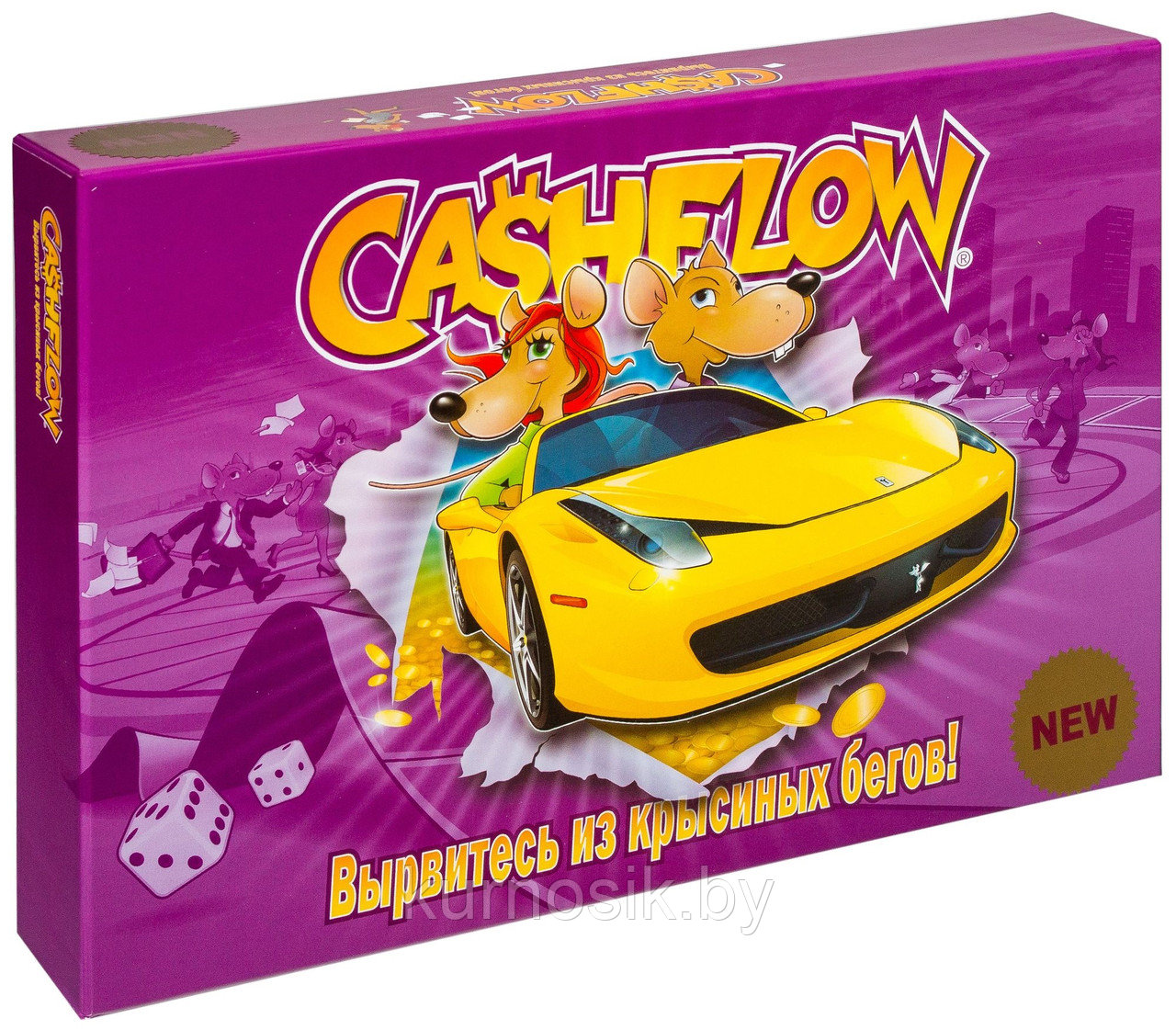 Настольная игра Cashflow (копия). Денежный поток. Вырвитесь из крысиных бегов - фото 1 - id-p194377403