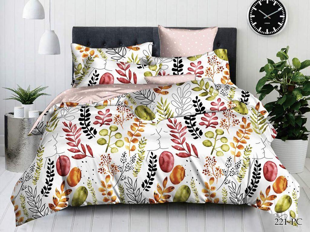 Постельное белье поплин Cleo "Pure cotton" 2-х сп. 20/221-PC