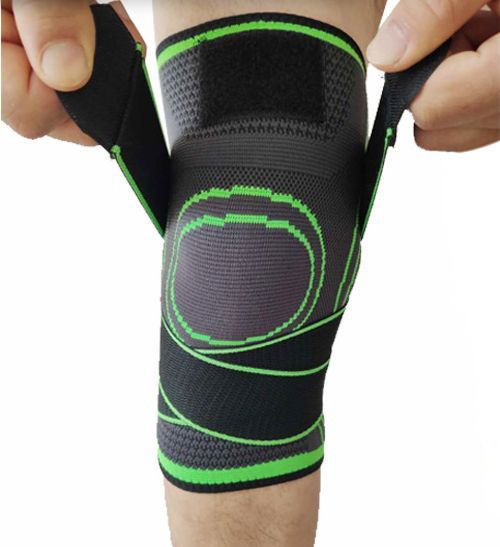 Фиксатор коленного сустава с лентами - регулируемый бандаж на колено - ортопедический эластичный наколенник - - фото 2 - id-p194381183