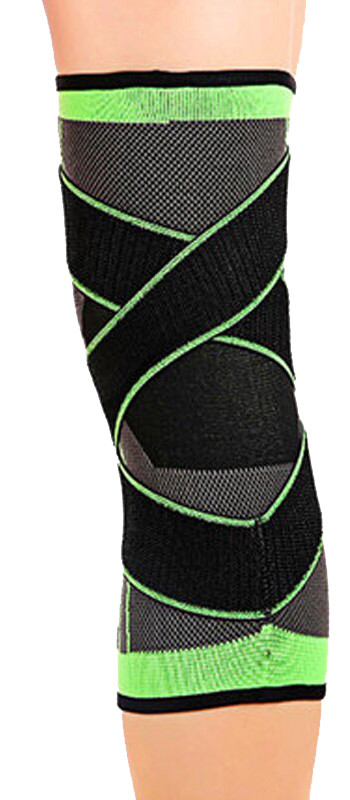 Фиксатор коленного сустава с лентами - регулируемый бандаж на колено - ортопедический эластичный наколенник - - фото 6 - id-p194381183