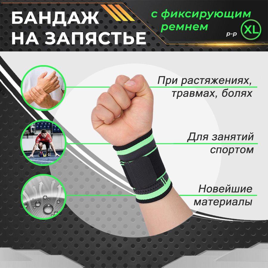 Фиксатор запястья - регулируемый бандаж запястного сустава - ортопедическая поддержка - спортивный