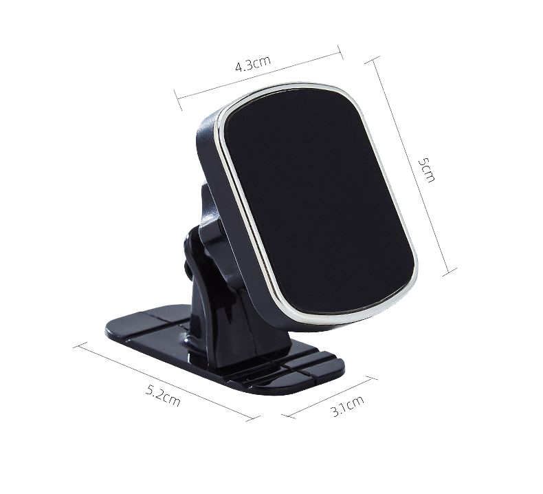 Автомобильный магнитный держатель для телефона на панель MOD05 (наклеиваемый), черный 557059 - фото 2 - id-p194381212