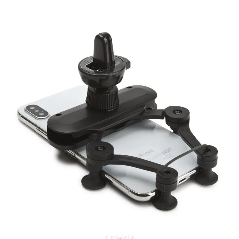 Автомобильный гравитационный держатель для телефона MOD03 на воздуховод (дефлектор), черный 557038 - фото 7 - id-p194381220