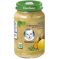 Пюре Gerber фрикадельки из говядины 190г