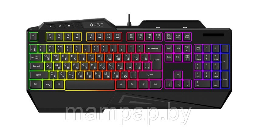 Клавиатура игровая QUB GAMING проводная QGKBWD002