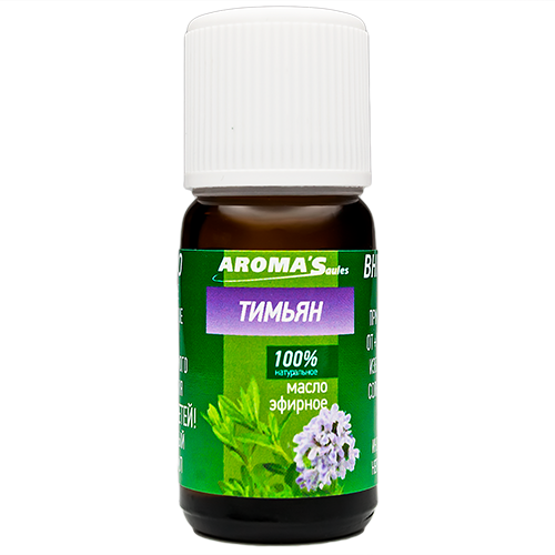 Натуральное эфирное масло Aroma Saules "Тимьян", 10 мл - фото 1 - id-p194415227