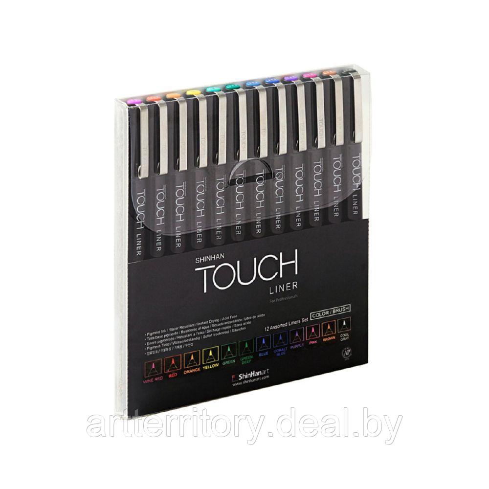 Набор маркеров Touch Liner 12 шт (Colors-Brush) - фото 1 - id-p194415575