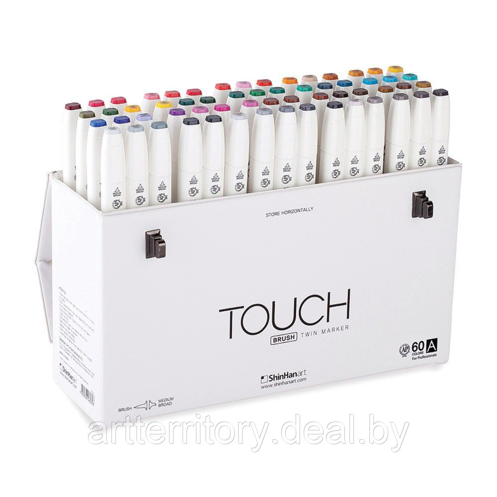 Набор маркеров Touch BRUSH 60 цветов (A) - фото 1 - id-p194415578