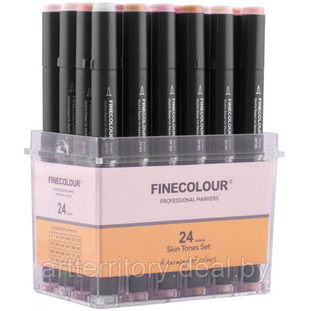 Набор маркеров Finecolour Brush Mini Marker, 24 штуки (телесные цвета) - фото 2 - id-p194415601