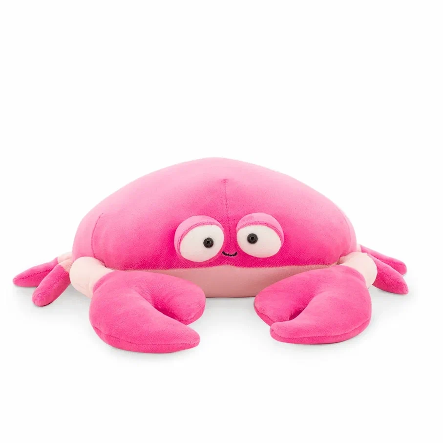Мягкая игрушка подушка Краб розовый 33 см Orange Toys