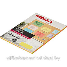 Бумага цветная "Promega jet", A4, 100 листов, 75 г/м2, микс неон