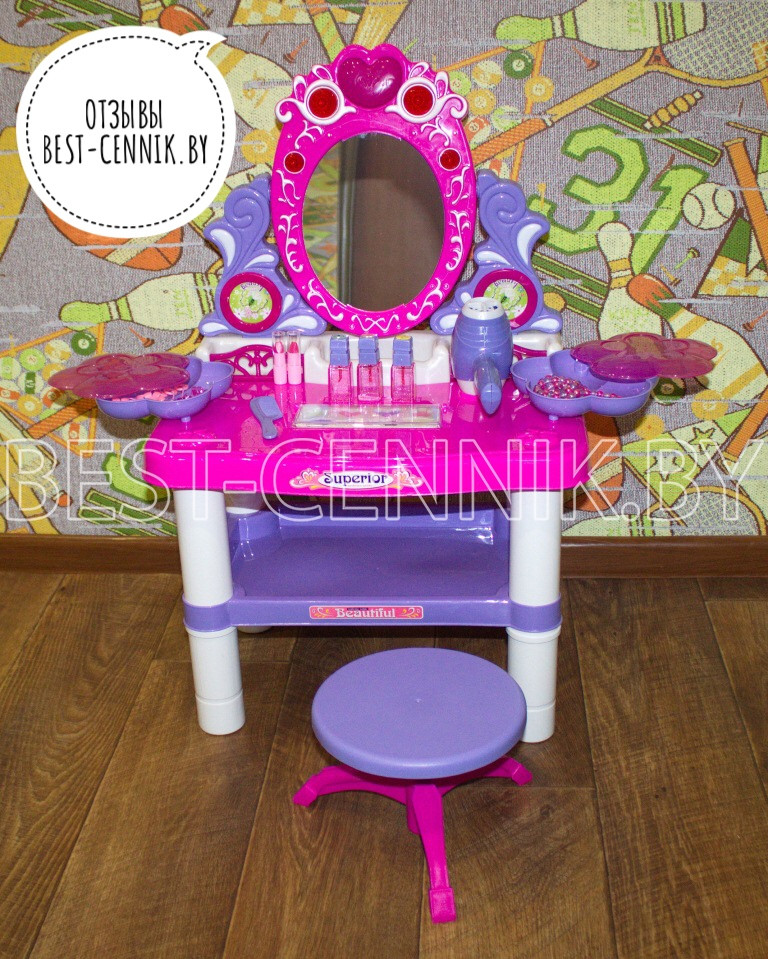 Туалетный столик с аксессуарами для девочки - фото 9 - id-p163943449