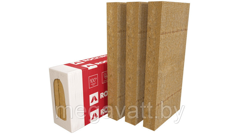 Rockwool Фасад Баттс Д Оптима 100х1000х600