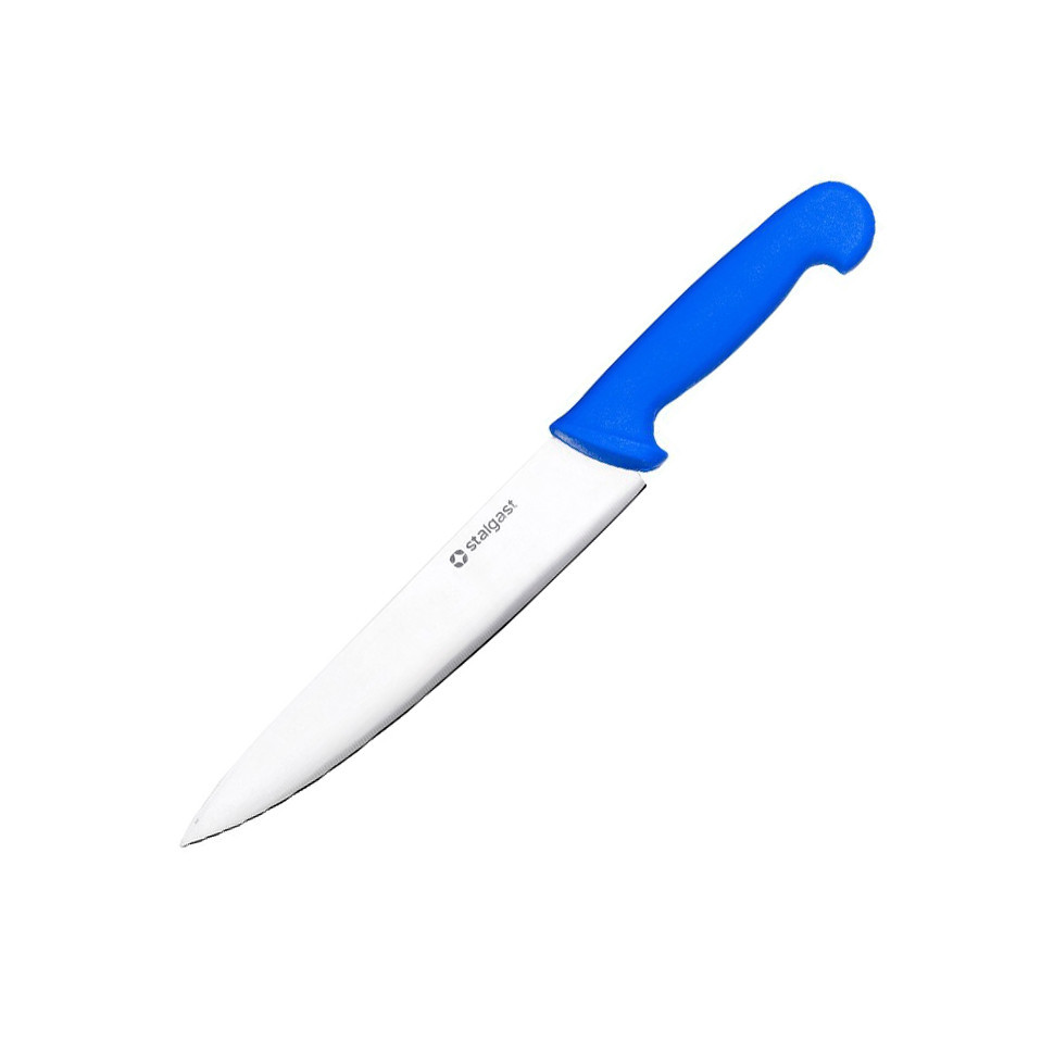 Нож поварской 22см синий