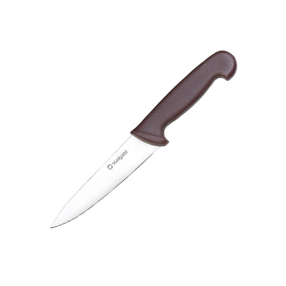 Нож поварской 16см коричневый
