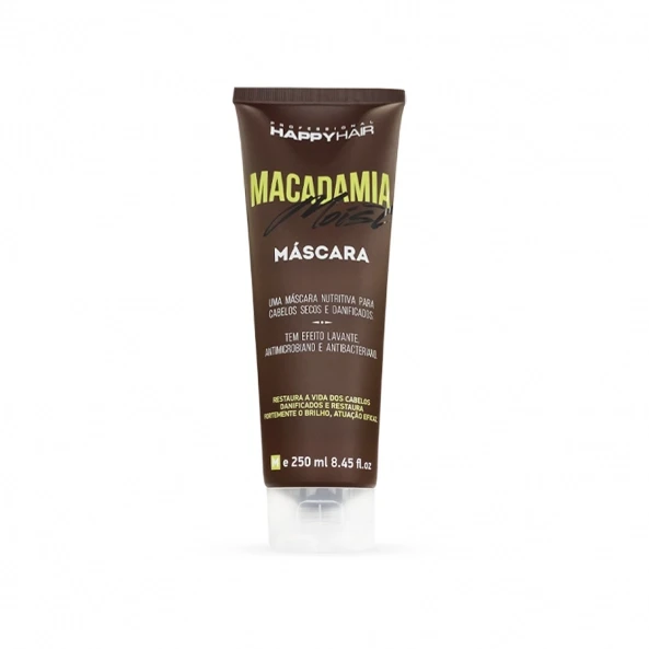 Happy Hair Macadamia Moist маска без SLS/SLES 250 мл - фото 1 - id-p143502258
