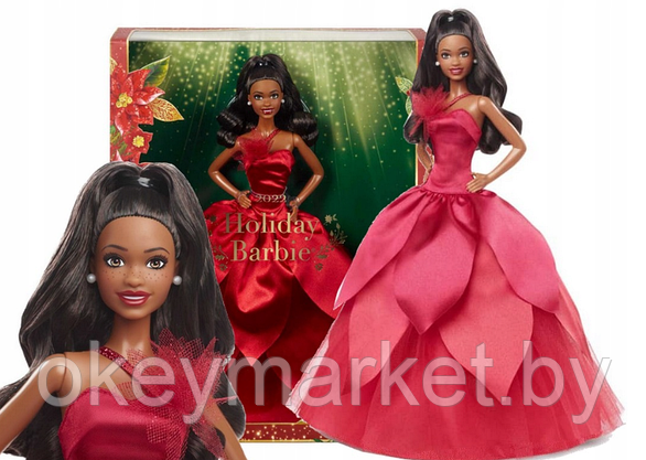 Коллекционная кукла Mattel Barbie Праздничная  HBY04, фото 2