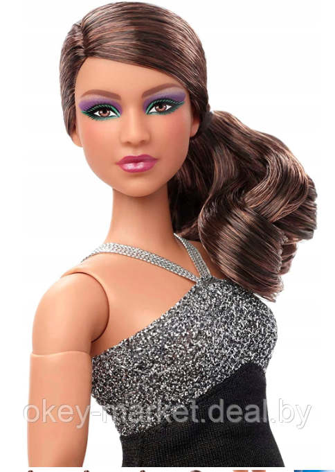 Кукла Barbie Looks Пышная брюнетка с хвостом HBX95 - фото 4 - id-p194429261
