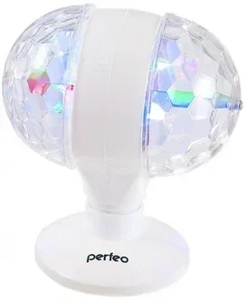 PL-05S DUAL Светодиодная диско-лампа двойная вращающаяся PERFEO