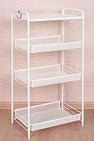 ЗМИ Этажерка "Ладья 34С" (LADYA 34С storage rack), белый Э558 Б